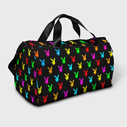 Спортивная сумка Playboy pattern неон