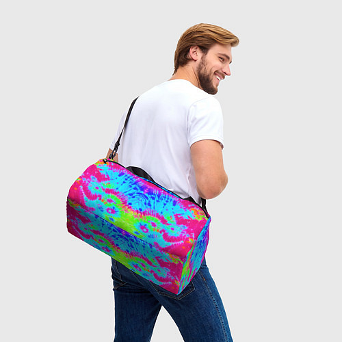 Спортивная сумка Tie-Dye abstraction / 3D-принт – фото 3