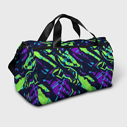 Спортивная сумка Разноцветные текстурные штрихи