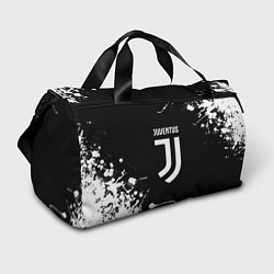 Сумки спортивные Juventus краски белые, цвет: 3D-принт