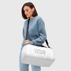 Сумки спортивные Мы не выбираем времена, цвет: 3D-принт — фото 2