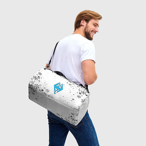 Спортивная сумка Skyrim logo winter / 3D-принт – фото 3