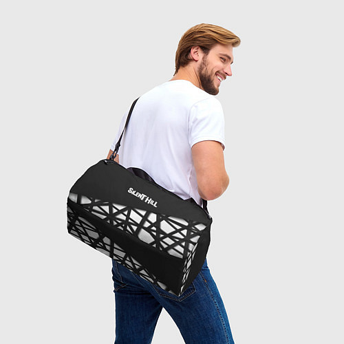 Спортивная сумка Silent Hill геометрия / 3D-принт – фото 3