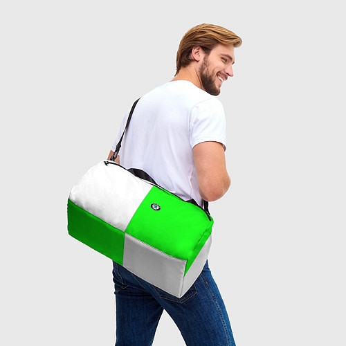 Спортивная сумка Skoda спорт / 3D-принт – фото 3