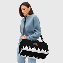 Сумки спортивные Баскетбол нба огонь, цвет: 3D-принт — фото 2