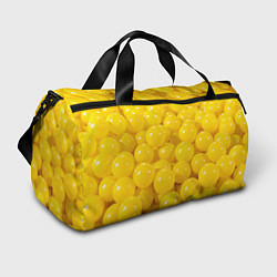 Сумки спортивные Желтые шарики, цвет: 3D-принт