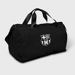 Сумки спортивные Barcelona fc club белое лого, цвет: 3D-принт