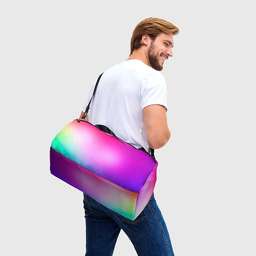 Спортивная сумка Colorful gradient / 3D-принт – фото 3