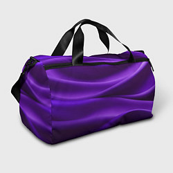 Сумки спортивные Фиолетовый шелк, цвет: 3D-принт