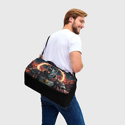 Сумки спортивные Elden Ring персонаж темный рыцарь, цвет: 3D-принт — фото 2