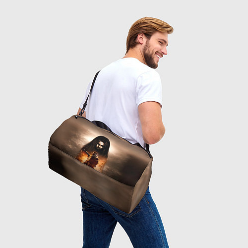 Спортивная сумка Альма Вейд Fear город и герой / 3D-принт – фото 3