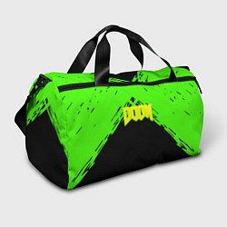 Сумки спортивные Doom кислотное лого, цвет: 3D-принт