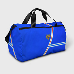 Сумки спортивные Россия спорт текстура, цвет: 3D-принт