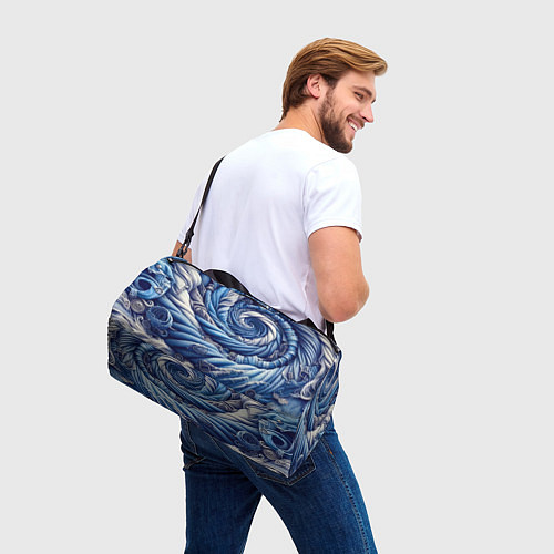 Спортивная сумка Denim funnel - fashion trend / 3D-принт – фото 3