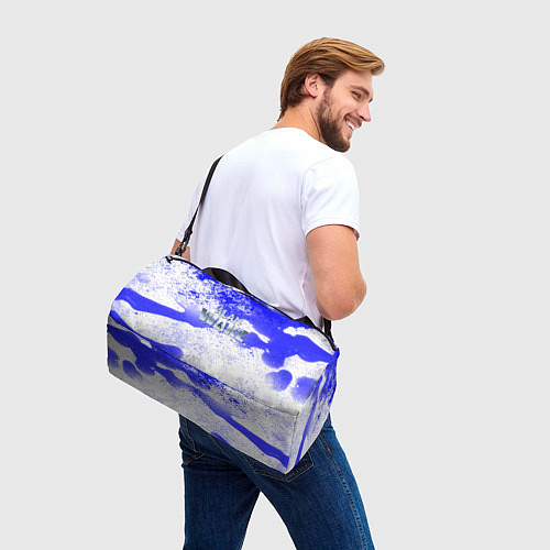 Спортивная сумка Alan wake всплеск красок / 3D-принт – фото 3