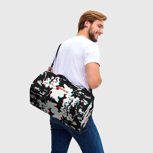 Спортивная сумка 7 Days to die glitch fire / 3D-принт – фото 3