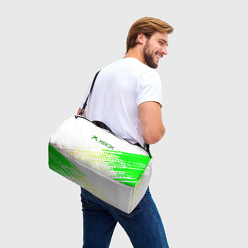 Спортивная сумка Xbox краски текстура геймер / 3D-принт – фото 3