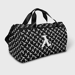 Сумки спортивные Half liife logo pattern, цвет: 3D-принт