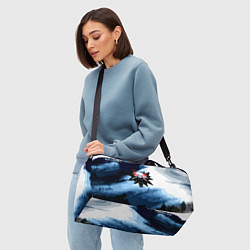 Сумки спортивные Ведьмак лого волк, цвет: 3D-принт — фото 2