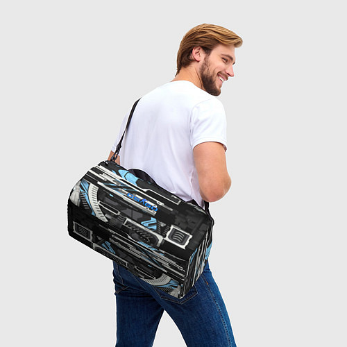 Спортивная сумка CS GO vulkan steel / 3D-принт – фото 3