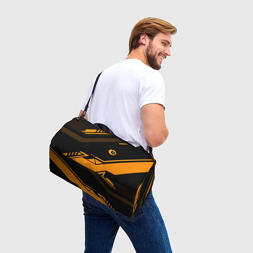 Спортивная сумка Serious Sam geometry / 3D-принт – фото 3