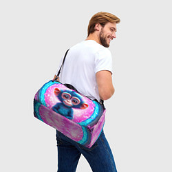 Сумки спортивные Неоновая обезьянка, цвет: 3D-принт — фото 2