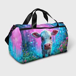 Сумки спортивные Коровка в сказочном лесу, цвет: 3D-принт