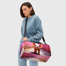 Сумки спортивные Поросенок в розовом, цвет: 3D-принт — фото 2