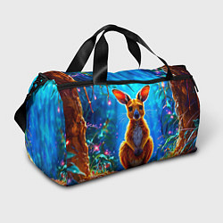 Сумки спортивные Кенгуру в джунглях, цвет: 3D-принт