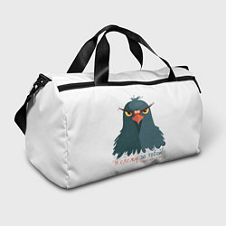 Сумки спортивные Злой голубь, цвет: 3D-принт