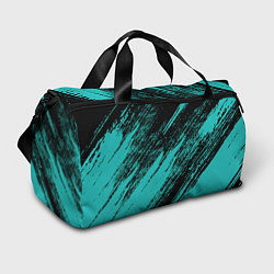 Спортивная сумка The color is black and light blue