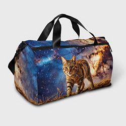 Сумки спортивные Пиксибоб в космосе, цвет: 3D-принт