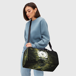 Сумки спортивные Лес мой храм - дух леса медведь Велес, цвет: 3D-принт — фото 2