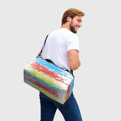Спортивная сумка Взмах кистью / 3D-принт – фото 3