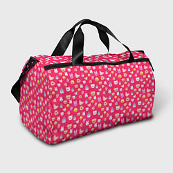 Сумки спортивные Skzoo pattern pink, цвет: 3D-принт