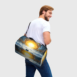 Сумки спортивные Шайбы в лесу, цвет: 3D-принт — фото 2