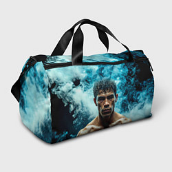 Сумки спортивные Артуро Гатти в дыму, цвет: 3D-принт