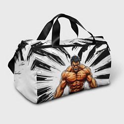 Сумки спортивные Мощный реслер, цвет: 3D-принт