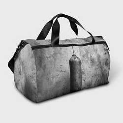 Сумки спортивные Серая боксерская груша, цвет: 3D-принт