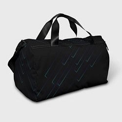 Сумки спортивные Color blue black, цвет: 3D-принт