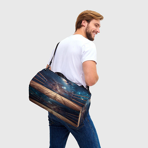 Спортивная сумка Космический ринг / 3D-принт – фото 3