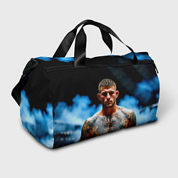 Сумки спортивные Дастин Порье в дыму, цвет: 3D-принт