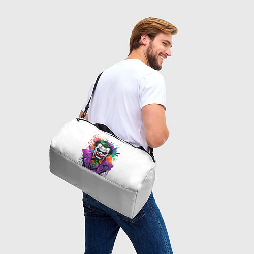 Спортивная сумка Джокер с галстуком / 3D-принт – фото 3