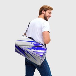 Сумки спортивные Color white blue, цвет: 3D-принт — фото 2