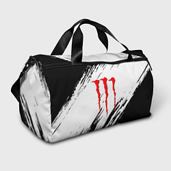 Сумки спортивные Monster energy черно краски, цвет: 3D-принт