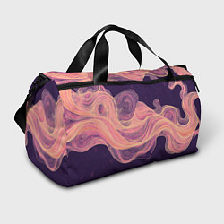 Спортивная сумка Бежевые волны текстура