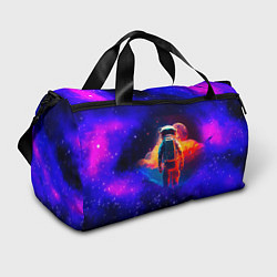 Сумки спортивные Огненный путь космонавта, цвет: 3D-принт