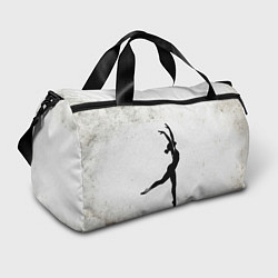 Сумки спортивные Спортивная гимнастика на белом, цвет: 3D-принт