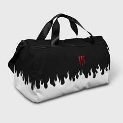 Сумки спортивные Monster energy red logo, цвет: 3D-принт