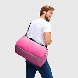 Сумки спортивные Розовый градиент с узором, цвет: 3D-принт — фото 2